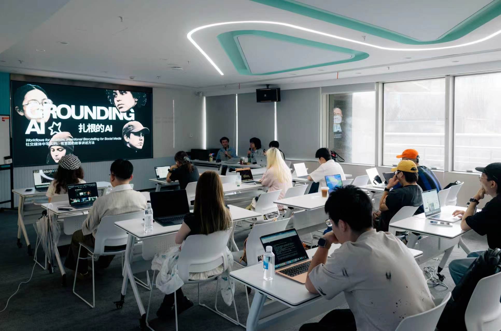 Jesús Terrada x BRAT! — Grounding AI in Shanghai, workshop room